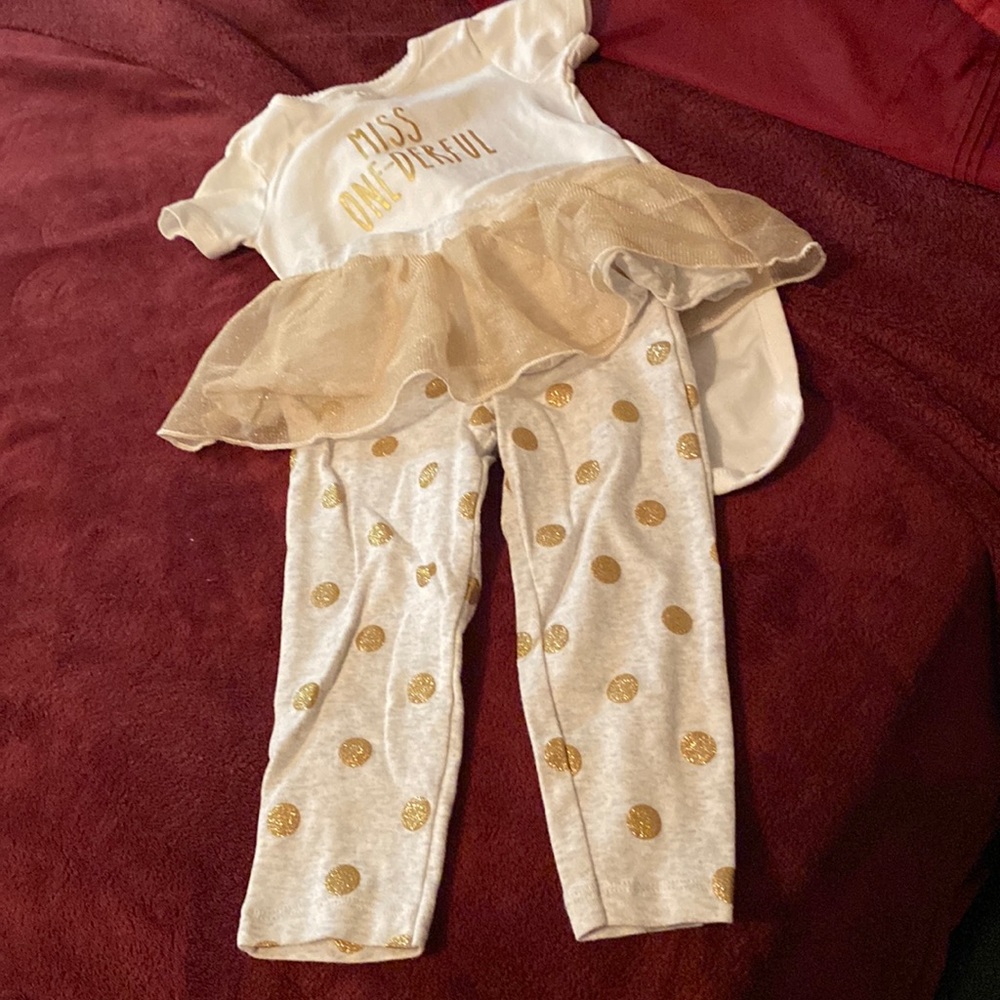 Two piece pants top 2T girls
